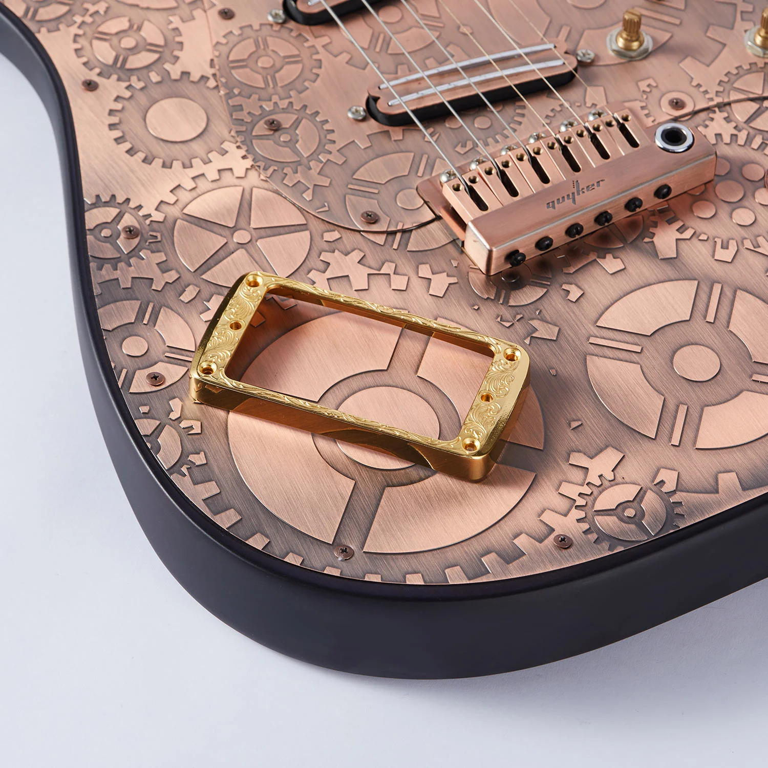 Guyker Pickup Rings for Humbucker Pickups Flat Top Electric Guitar PR006 - Image 10