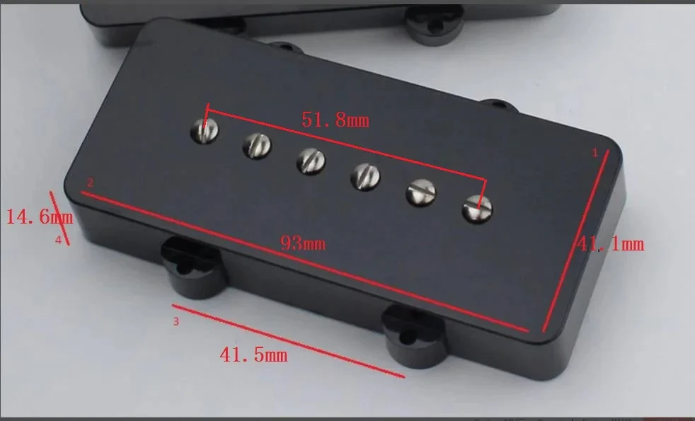 Alnico Canary Guitar Pickup Set for Jazzmaster Guitar - Image 4