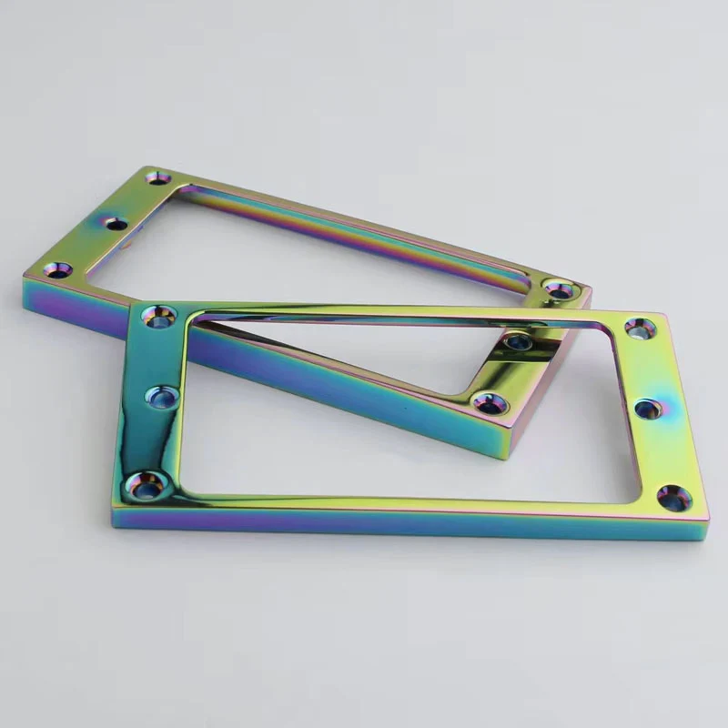 1 Set Humbucker Pickup Frames neck and bridge Pickup Mounting Ring Curved Tapered For LP Electric Guitar - Image 4