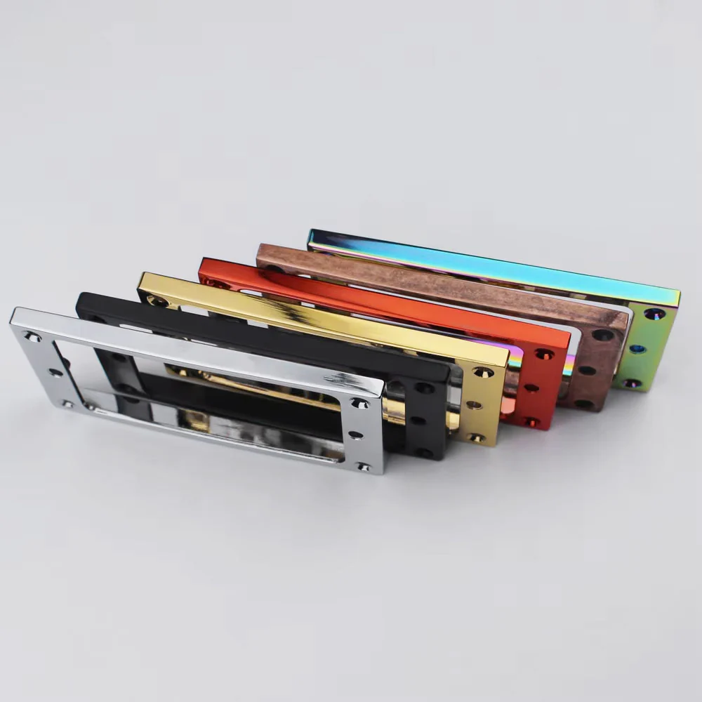 1 Set Humbucker Pickup Frames neck and bridge Pickup Mounting Ring Curved Tapered For LP Electric Guitar - Image 7