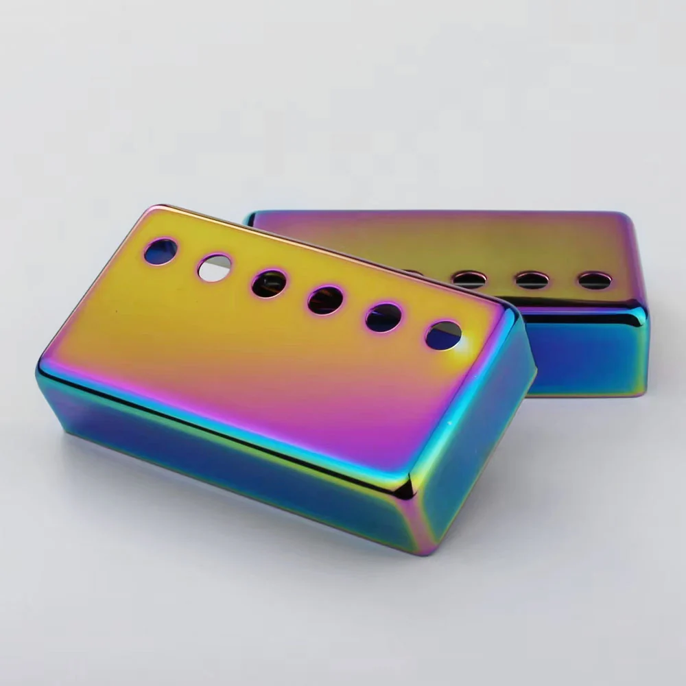 PC001 Cupronickel Humbucker Guitar Pickup Covers Set 50/52MM - Image 3