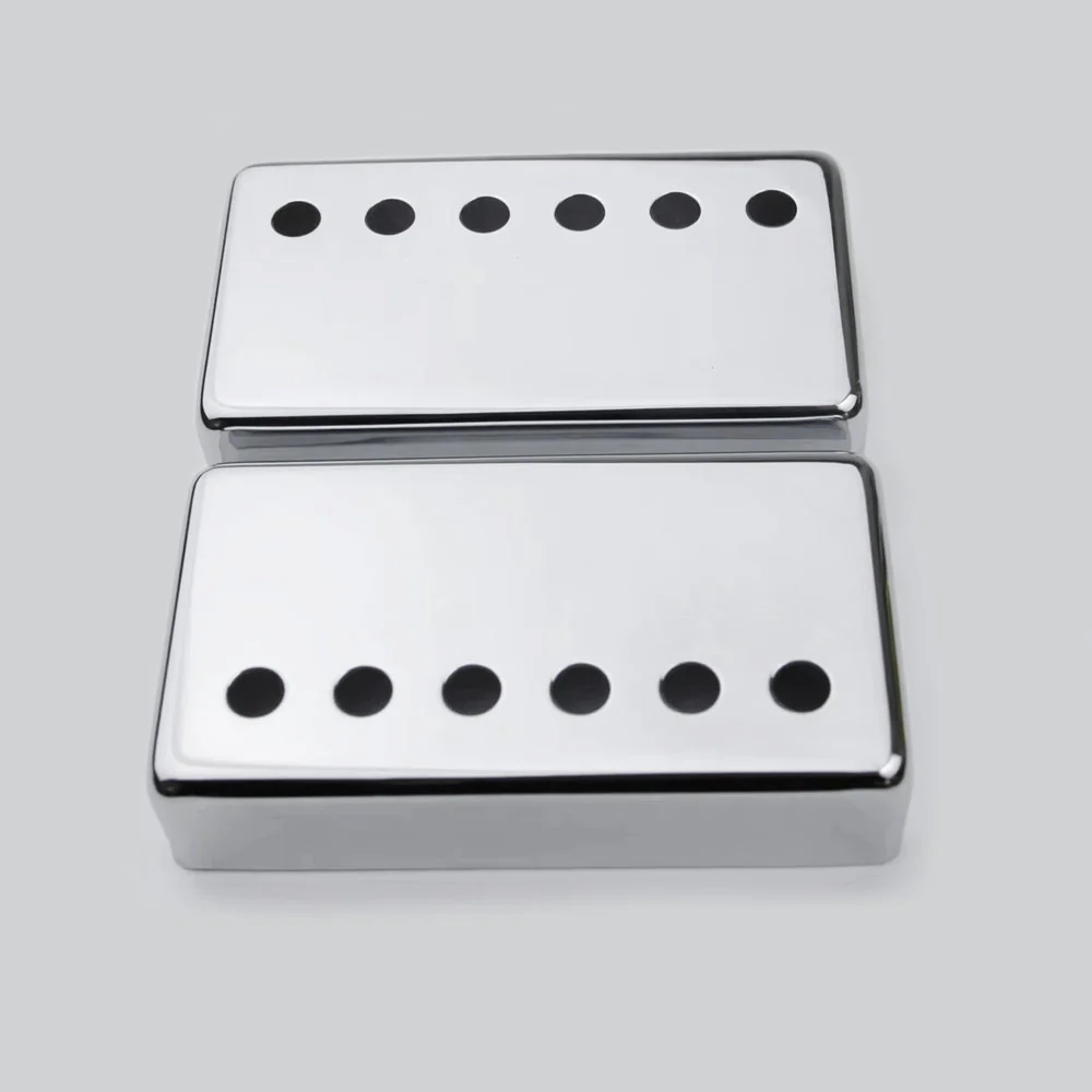 PC001 Cupronickel Humbucker Guitar Pickup Covers Set 50/52MM - Image 7