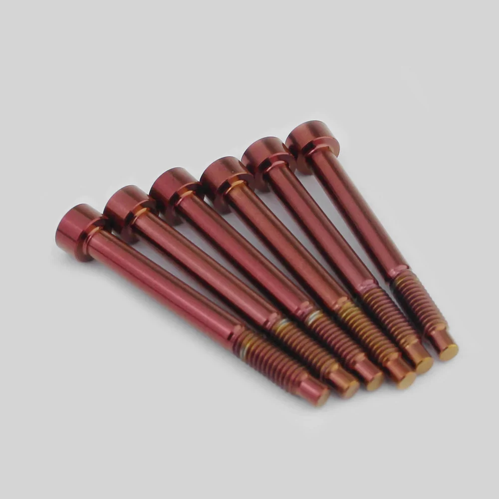 1 Set Red Titanium Alloy FR Screw Set - Image 4