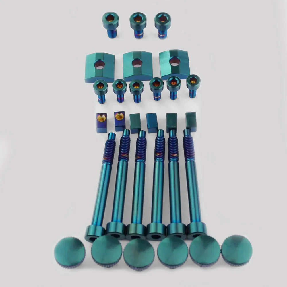 1 Set Red Titanium Alloy FR Screw Set - Image 7