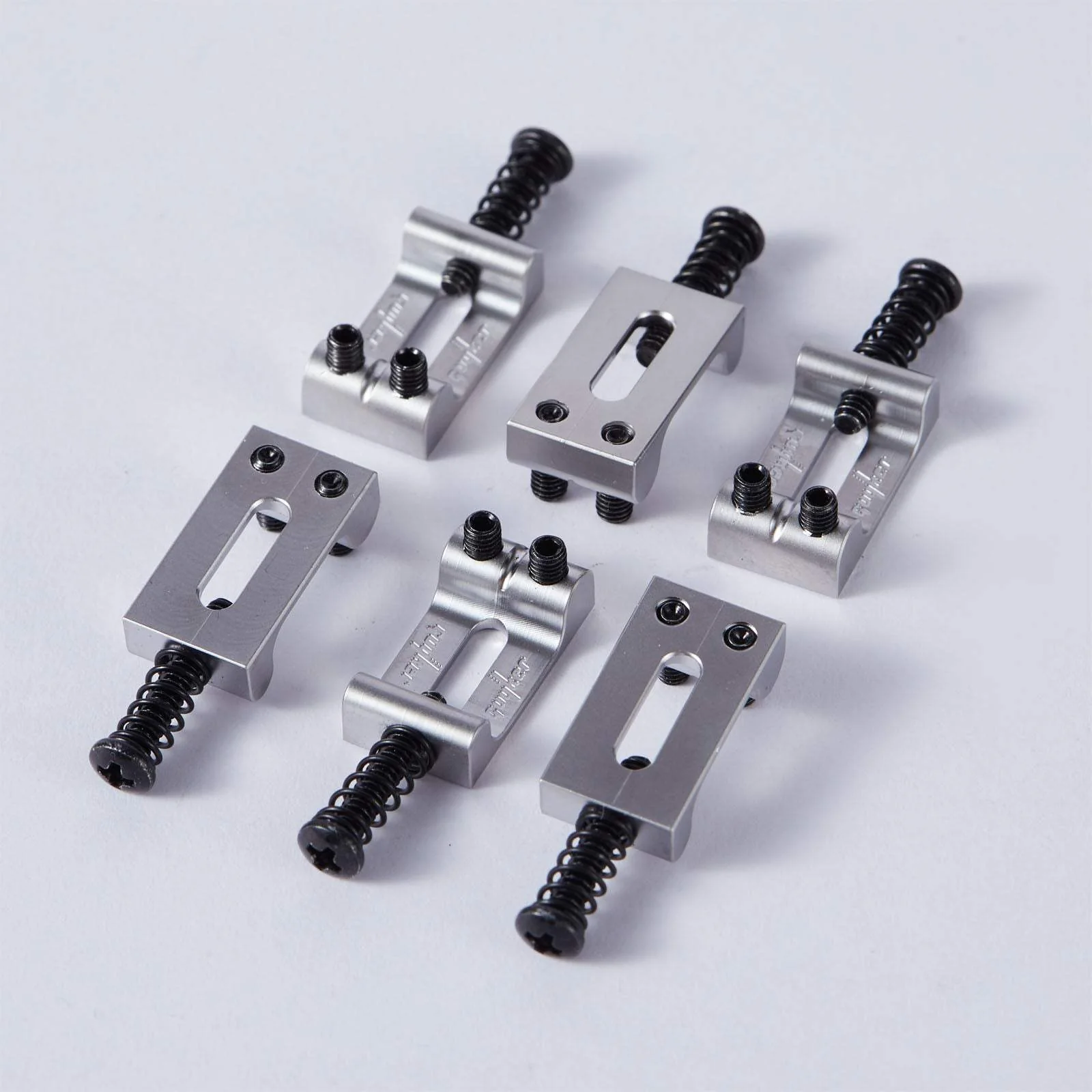 CNC-FGYG 10.5/10.8mm Tremolo Bridge Bent Brass Saddles - 6 PCS - Image 3