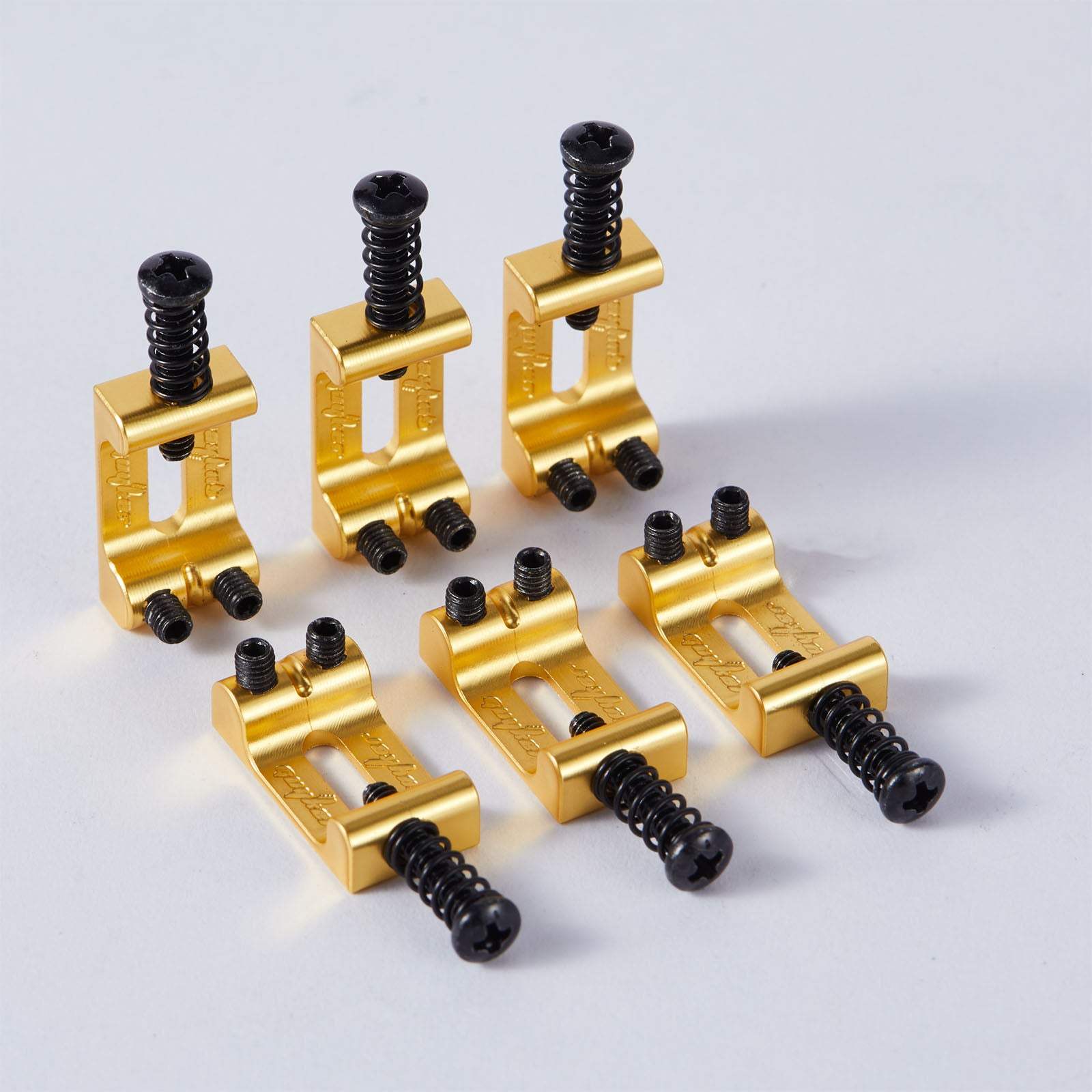 CNC-FGYG 10.5/10.8mm Tremolo Bridge Bent Brass Saddles - 6 PCS - Image 6