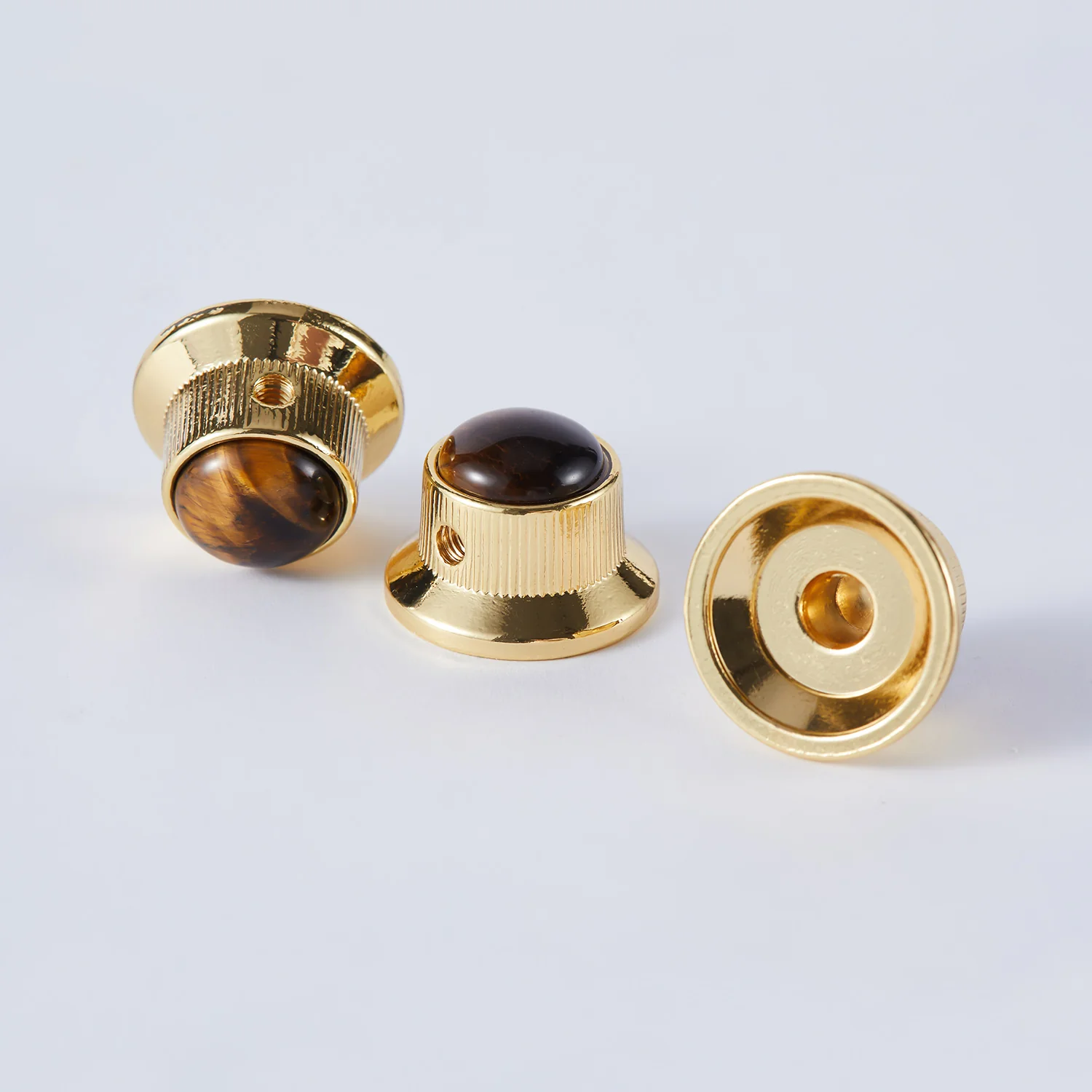 CKB020X Amber Surface Metal Knob For Electric Guitar Bass Dia. 6mm - Image 11