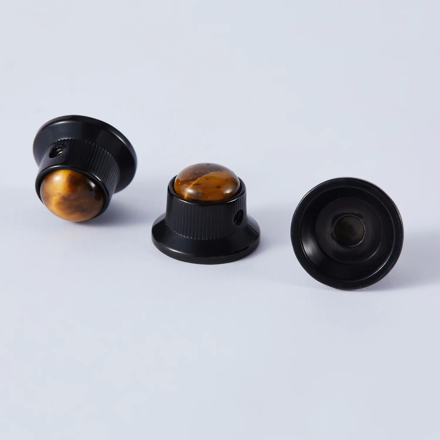 CKB020X Amber Surface Metal Knob For Electric Guitar Bass Dia. 6mm - Image 7