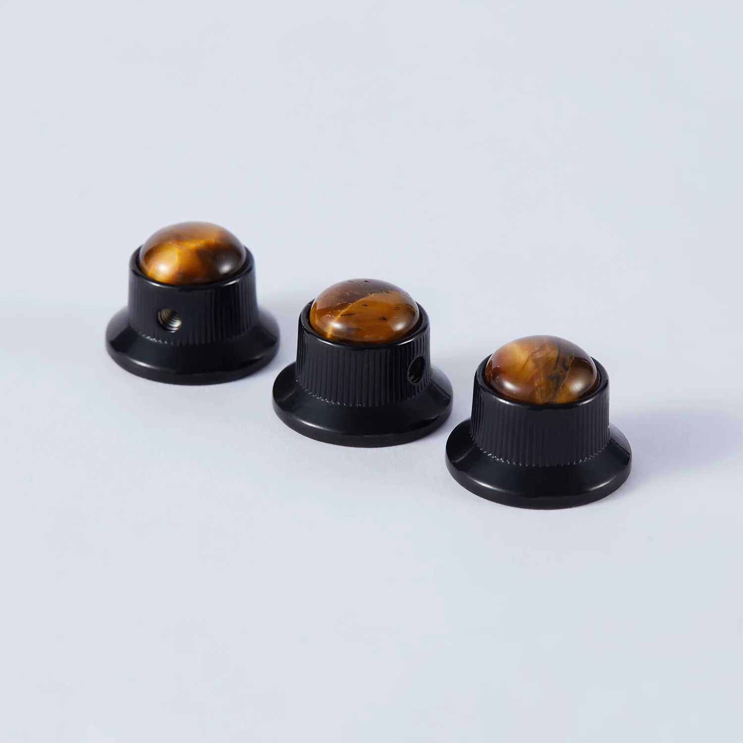 CKB020X Amber Surface Metal Knob For Electric Guitar Bass Dia. 6mm - Image 9
