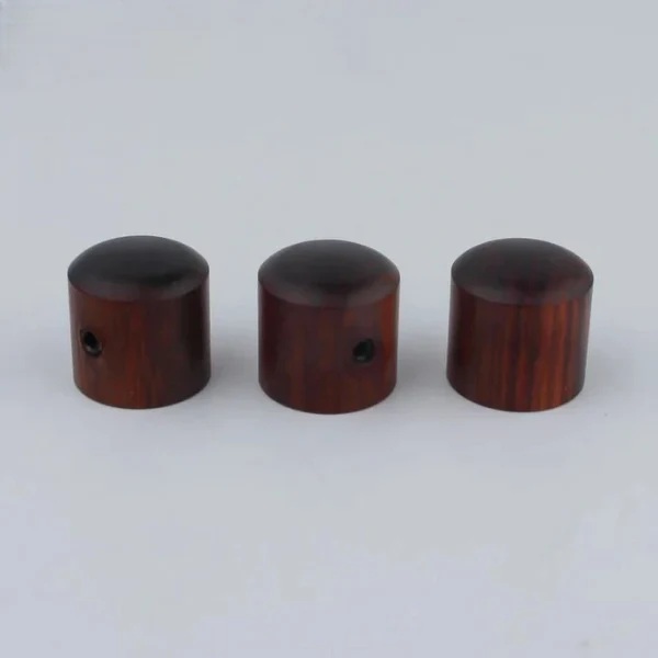 WK005 GUYKER Red /Black Brown Sandalwood Potentiometer Knob Inner Diameter 6MM for Guitar Bass Accessories - Image 12