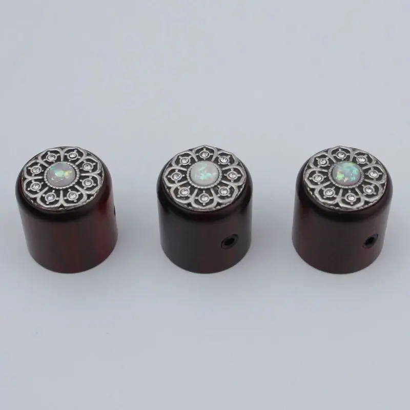 WK001 Guyker Potentiometer Knob White flower surface Inner Diameter 6MM - Image 6