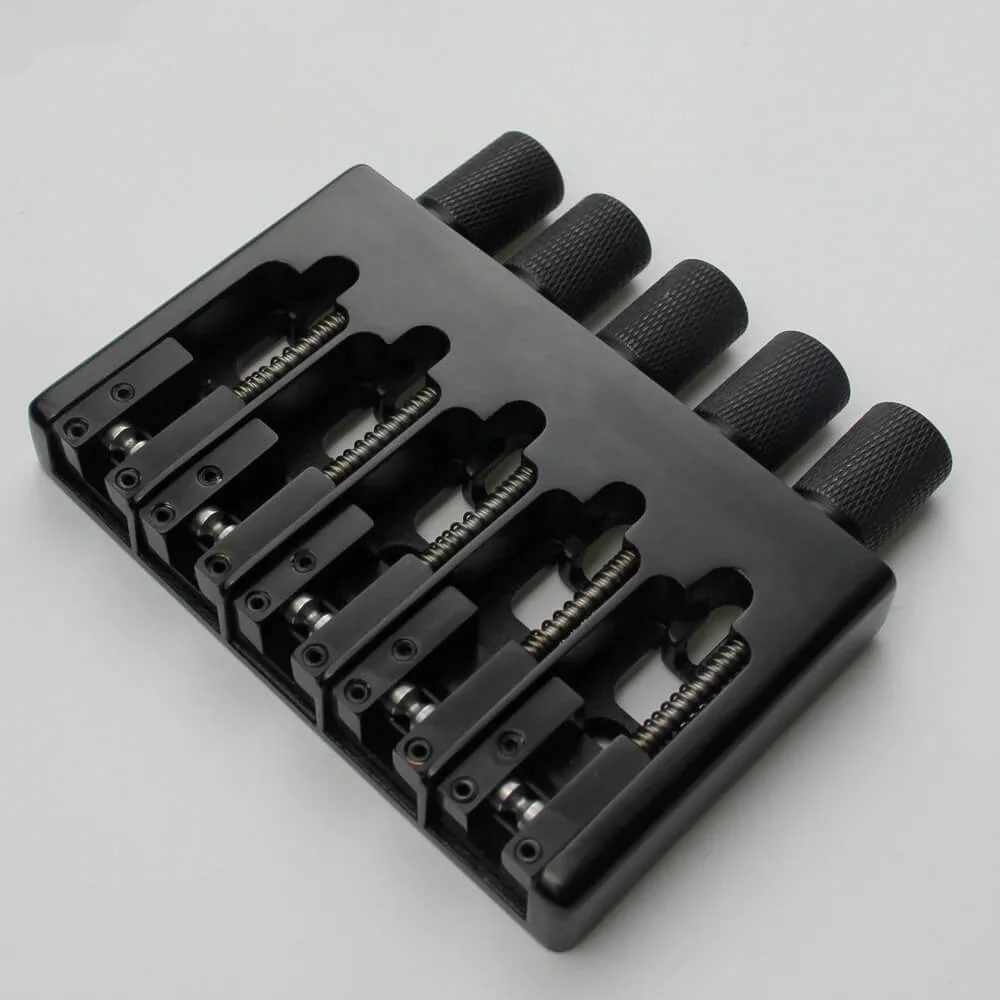 Guyker CNC-Machined 5-String Locking Adjustable Headless Bass Bridge WB005 - Image 3