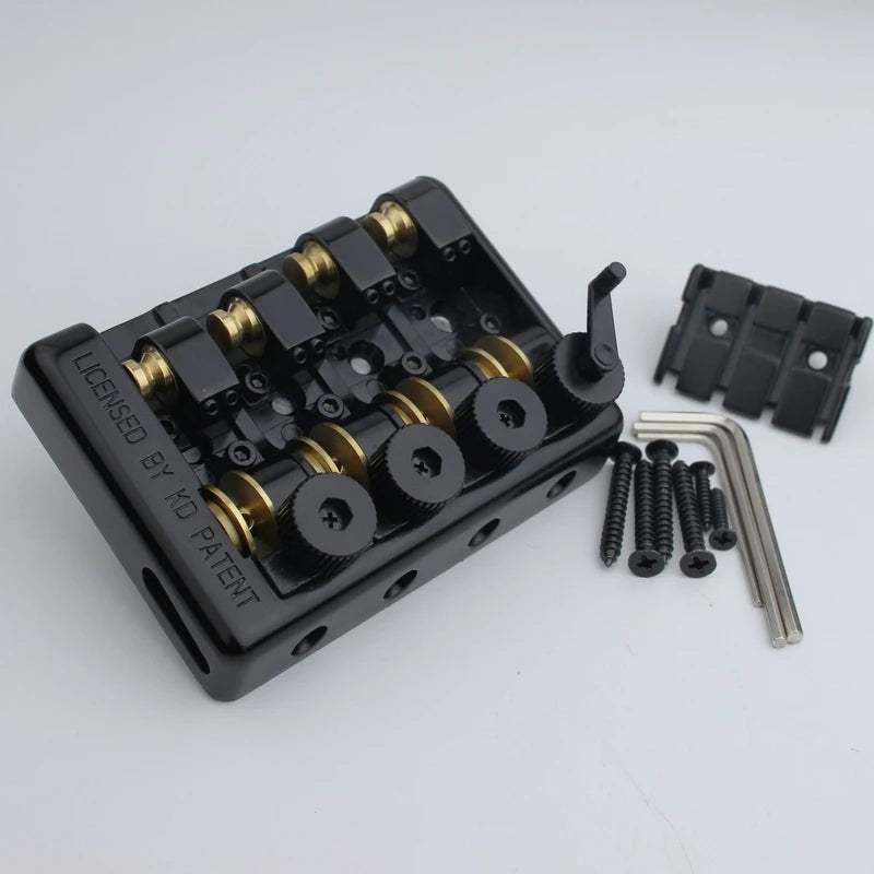 Guyker Headless Bass Bridge 4-String Travel 20.1mm Spacing WB1004 - Image 3