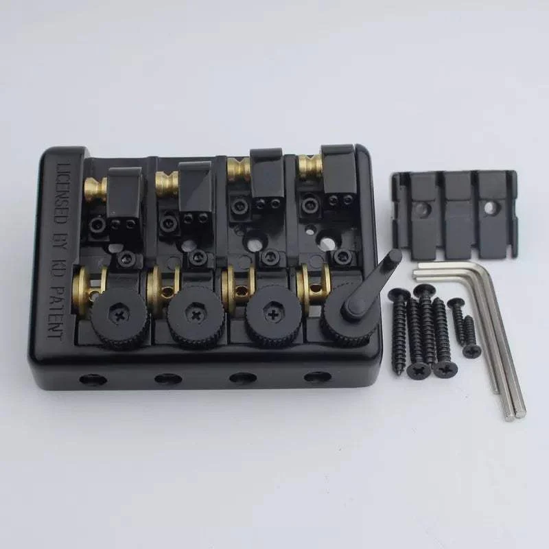 Guyker Headless Bass Bridge 4-String Travel 20.1mm Spacing WB1004 - Image 4