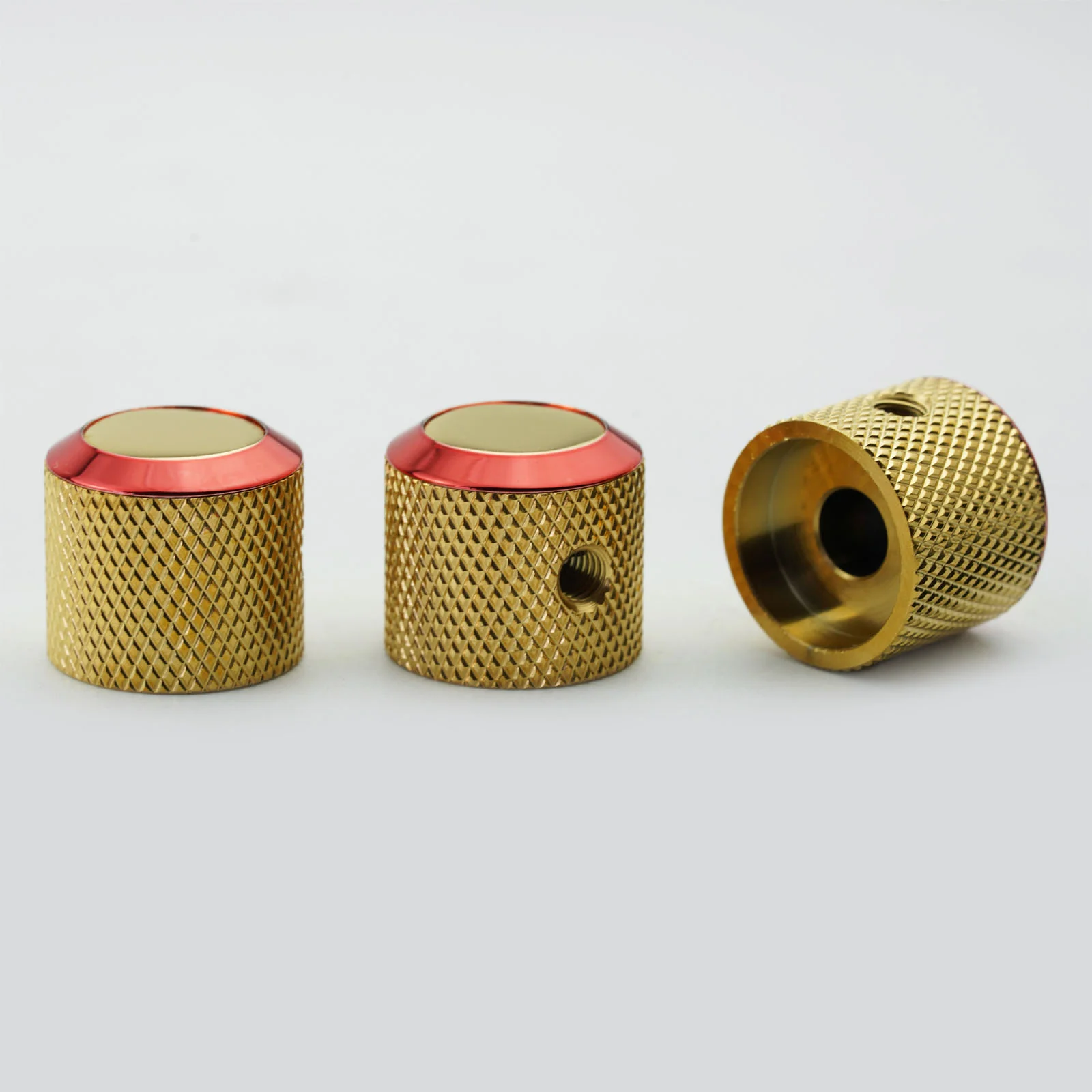 Guyker CKB003 Solid Brass Guitar Bass Knobs CNC Machined Dia.6/6.3mm/6.35mm - Image 15