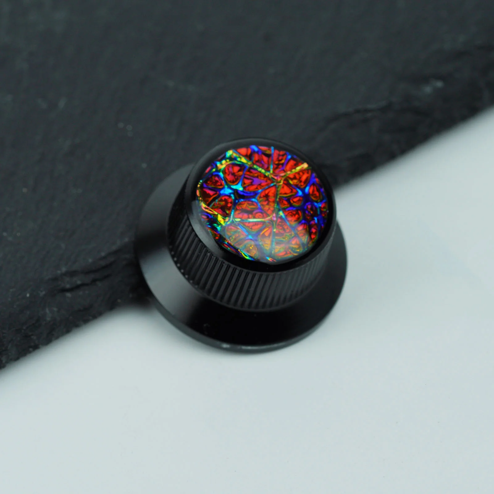 Guyker CKB019A Gold Foil Starburst Aluminum Control Knobs 6.3mm for Electric Guitar & Bass - Image 7