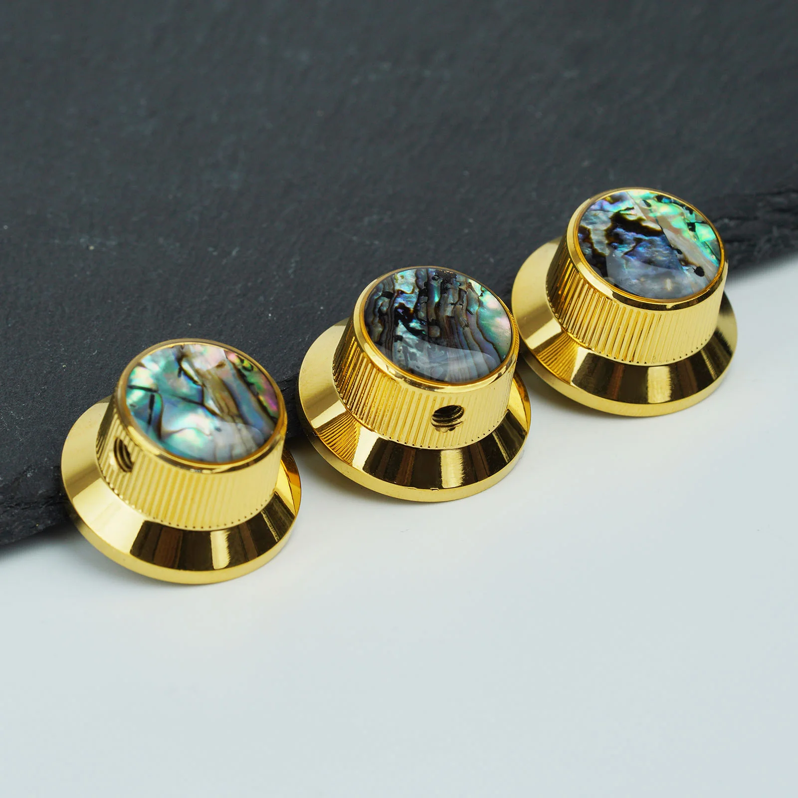 Guyker CKB019C Aluminum 6.3mm Control Knobs for Electric Guitar & Bass - Image 12