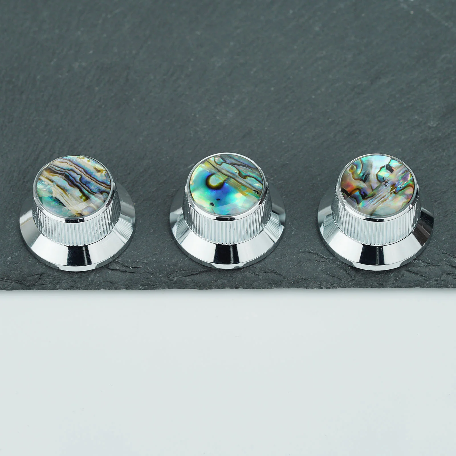 Guyker CKB019C Aluminum 6.3mm Control Knobs for Electric Guitar & Bass - Image 3