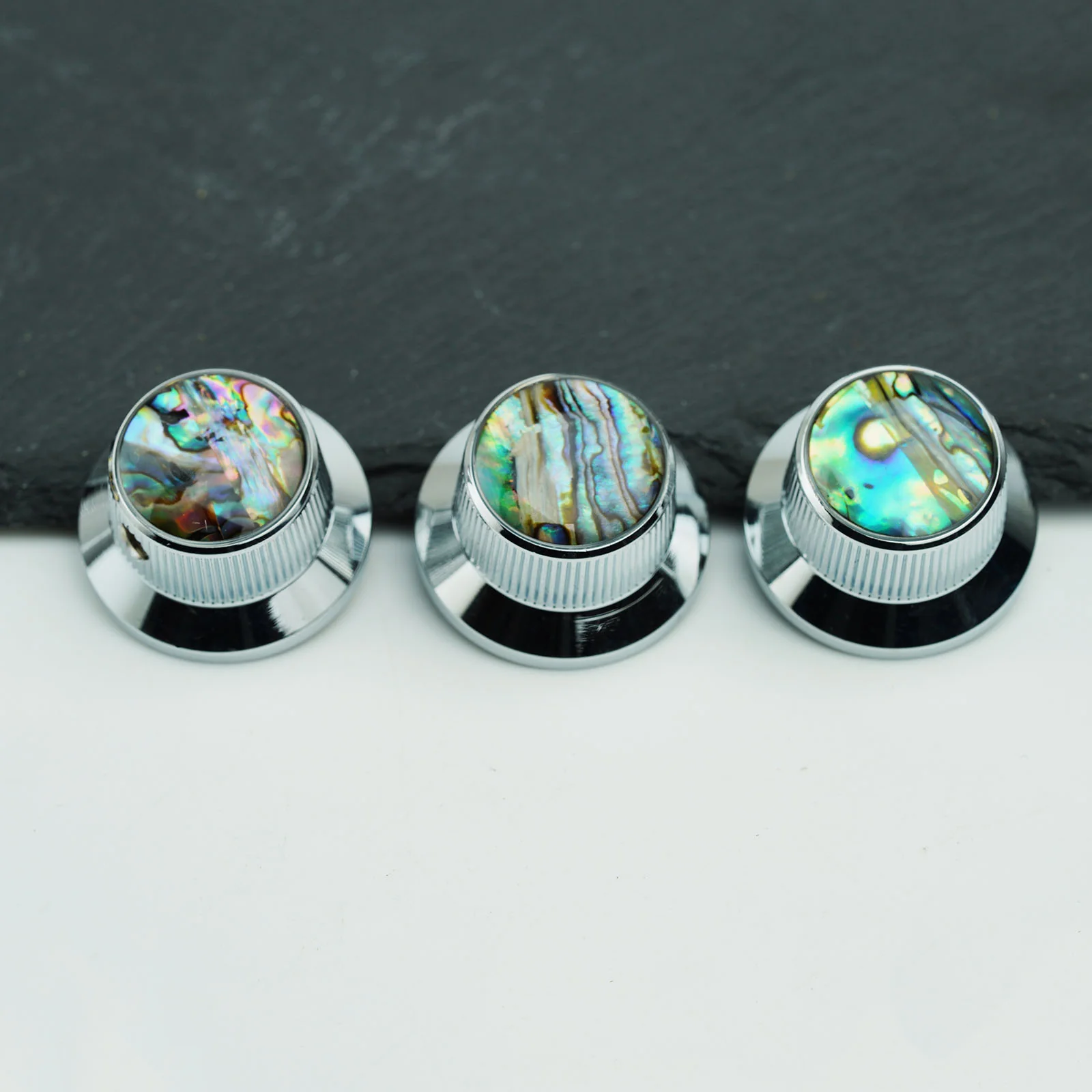 Guyker CKB019C Aluminum 6.3mm Control Knobs for Electric Guitar & Bass - Image 4