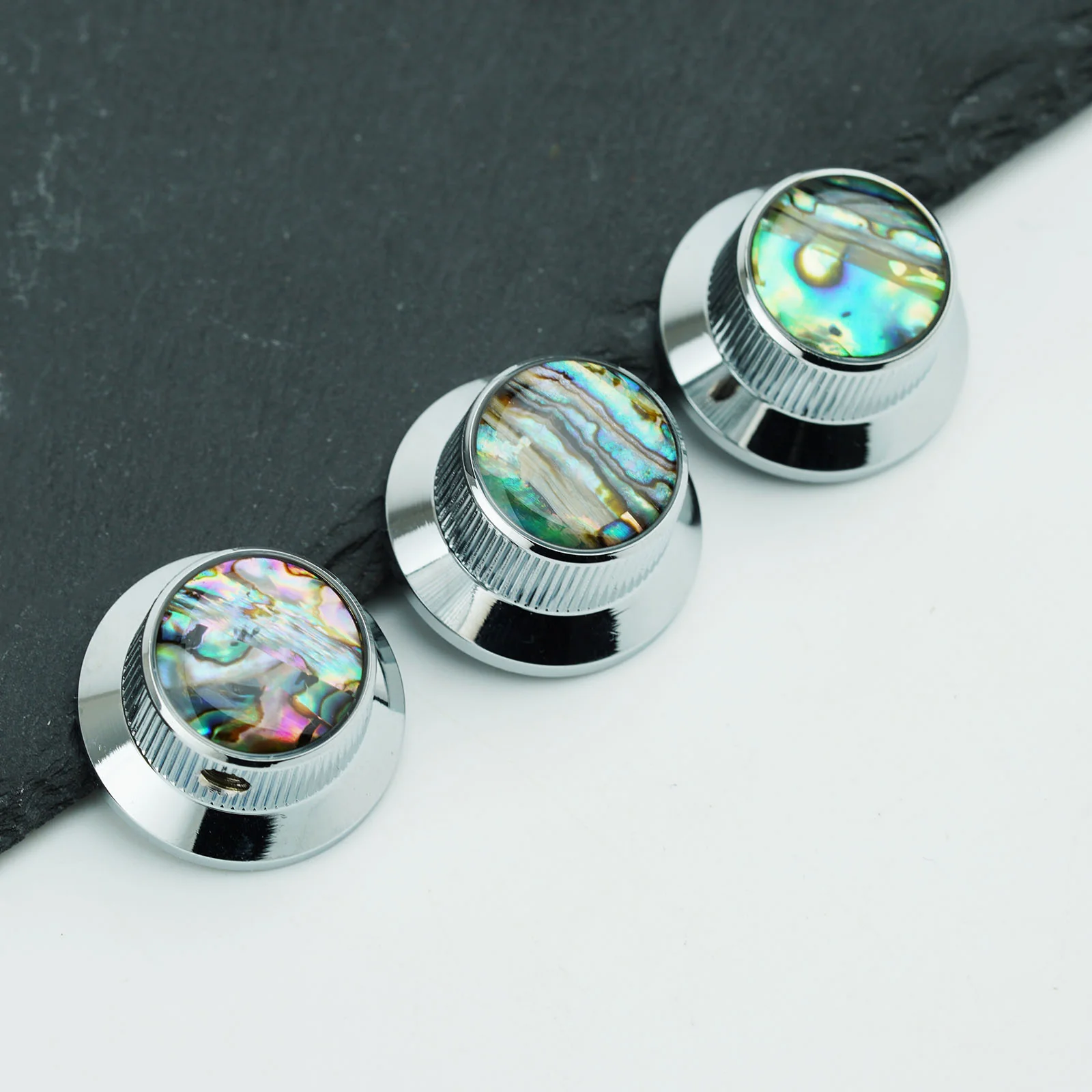 Guyker CKB019C Aluminum 6.3mm Control Knobs for Electric Guitar & Bass - Image 5