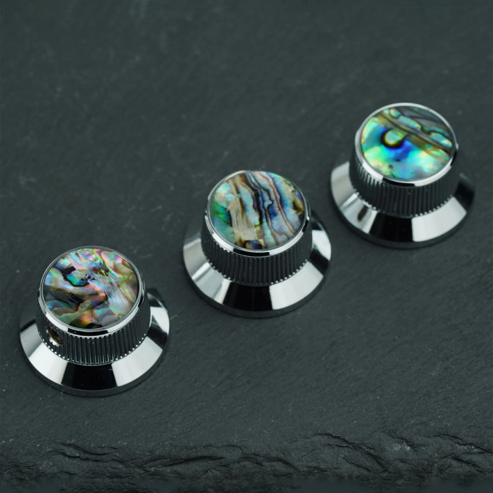 Guyker CKB019C Aluminum 6.3mm Control Knobs for Electric Guitar & Bass - Image 6