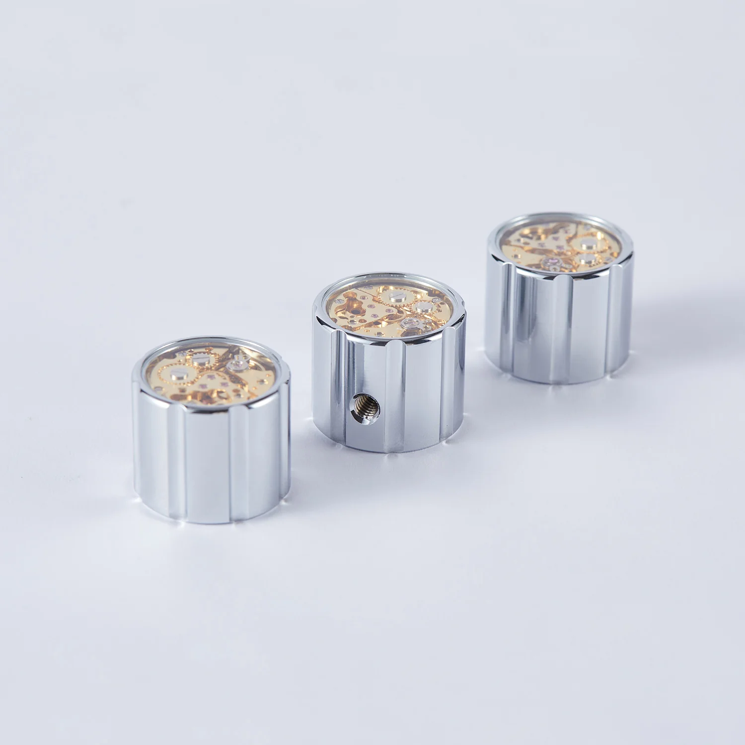 Guyker CKB050 Brass Control Flat Top Knobs Dia. 6 for Electric Guitar - Image 4