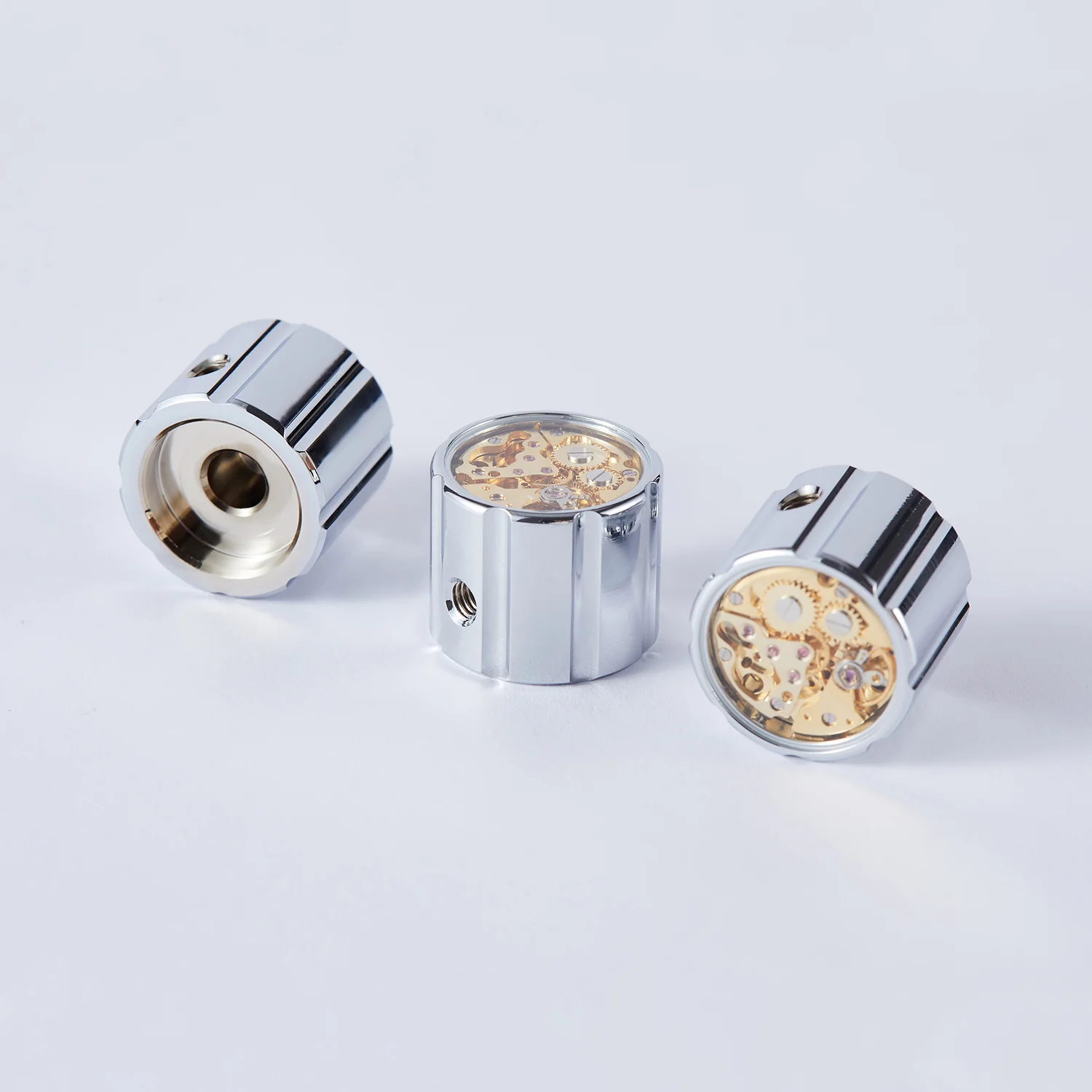 Guyker CKB050 Brass Control Flat Top Knobs Dia. 6 for Electric Guitar - Image 6