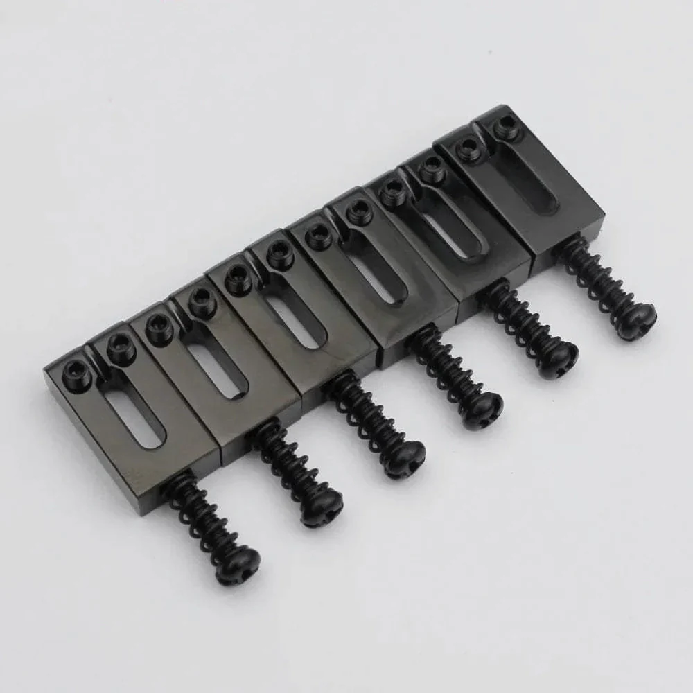 CNC-XD 10.5/10.8MM Guitar Tremolo Bridge Brass Saddles With Chrome Or Black Screws - Image 6