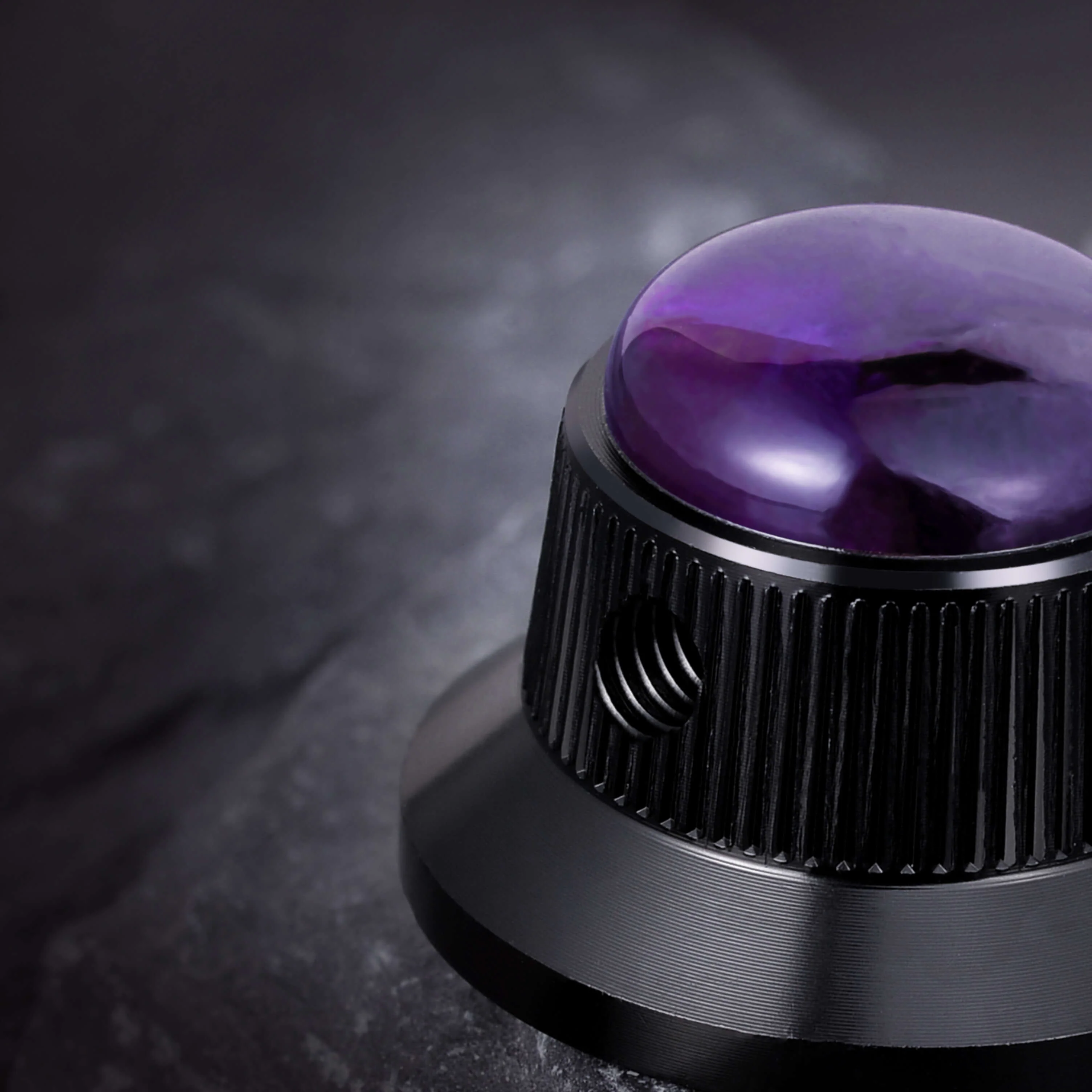 CKB020 Electric Guitar Bass Dia. 6 Metal Control Volume Knob Hat Type Opal Stone Surface - Image 12