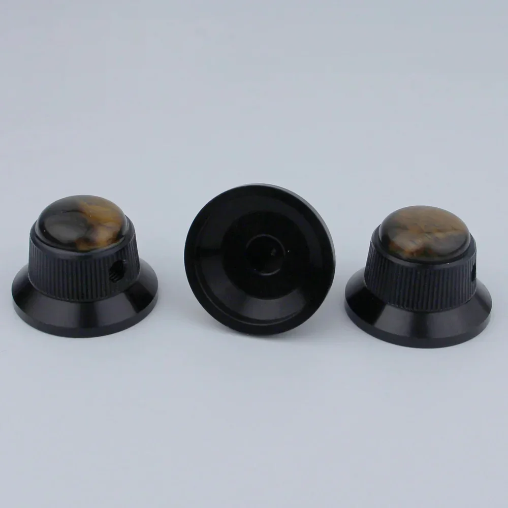 CKB020 Electric Guitar Bass Dia. 6 Metal Control Volume Knob Hat Type Opal Stone Surface - Image 18
