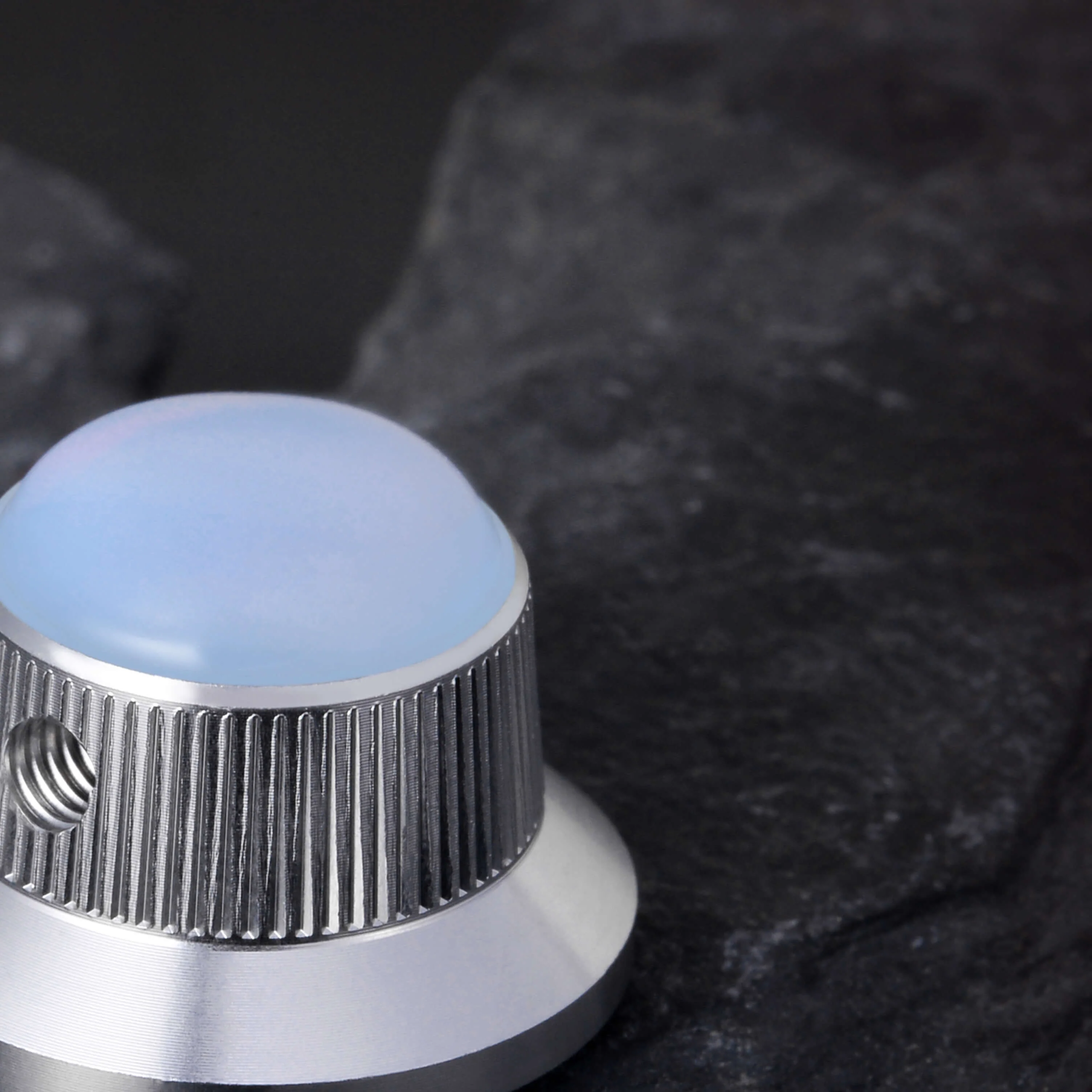 CKB020 Electric Guitar Bass Dia. 6 Metal Control Volume Knob Hat Type Opal Stone Surface - Image 30
