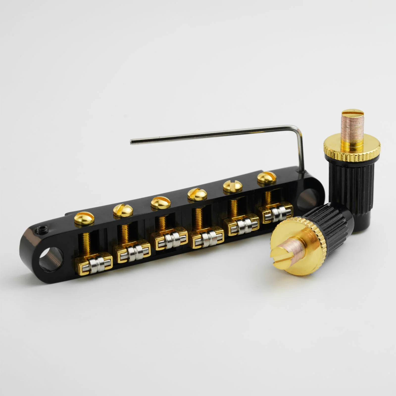 Guyker Guitar Bridge Tune-O-Matic with Roller Saddles For LP Guitar GM005 - Image 25