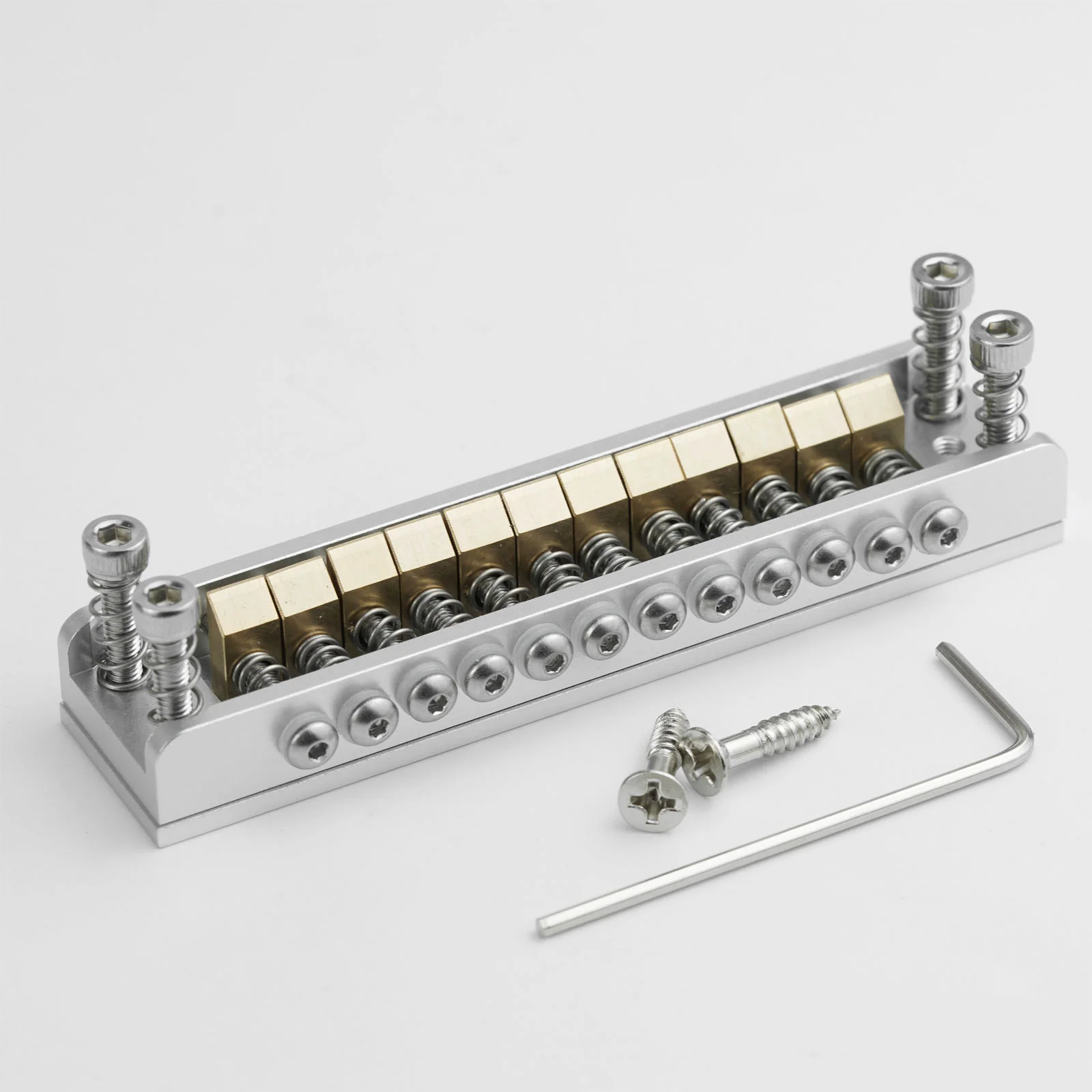 Guyker GMA-100 Roller Saddle Hardtail Bridge Rickenbacker Style for 6 & 12-String Guitar - Image 21