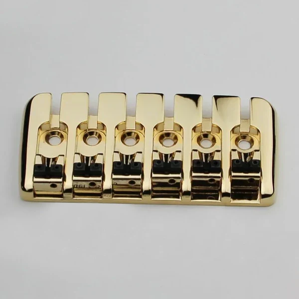 BB003 Golden 6 String Electric Bass Bridge - Image 3