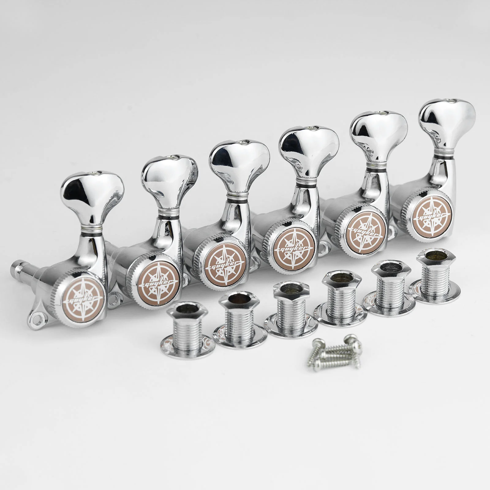 GK-501D6SP Locking Tuning Pegs for Electric Guitar 1:18 Ratio - Image 10