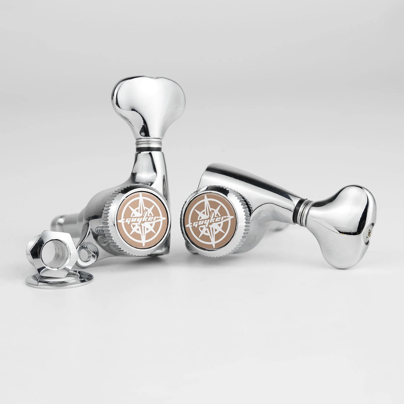 GK-501D6SP Locking Tuning Pegs for Electric Guitar 1:18 Ratio - Image 7