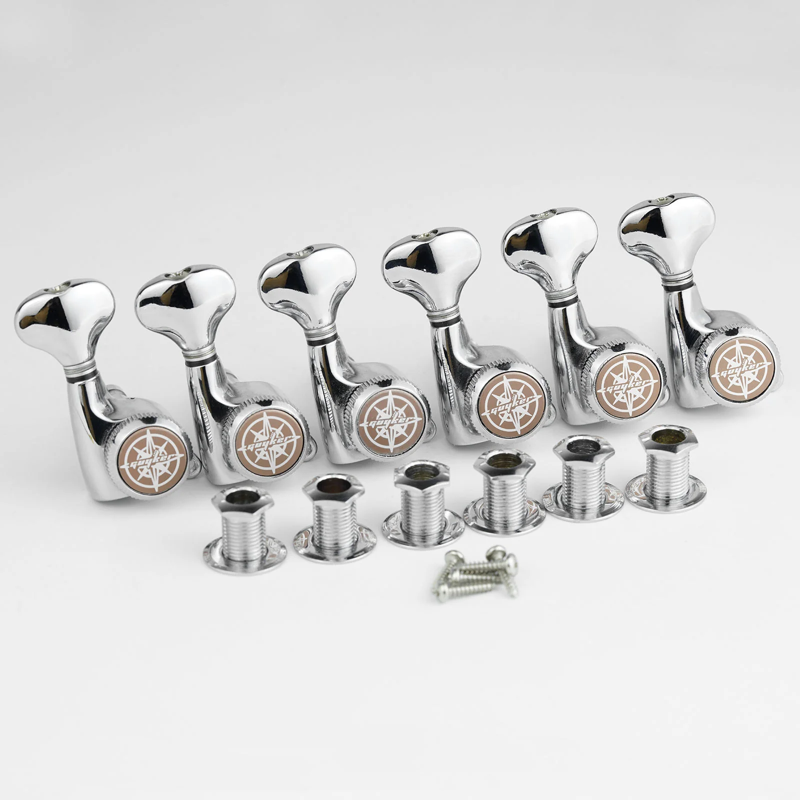 GK-501D6SP Locking Tuning Pegs for Electric Guitar 1:18 Ratio - Image 8