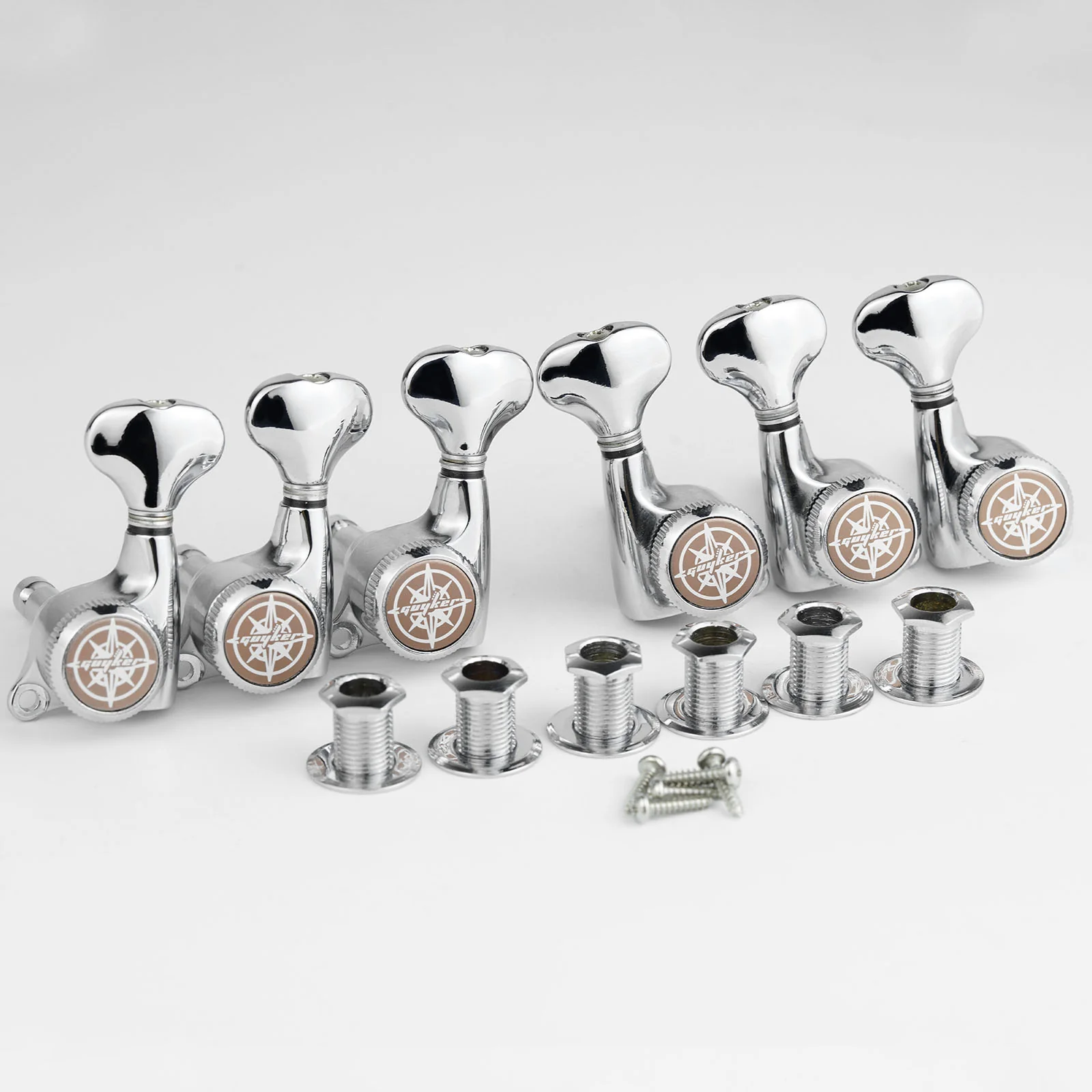 GK-501D6SP Locking Tuning Pegs for Electric Guitar 1:18 Ratio - Image 9
