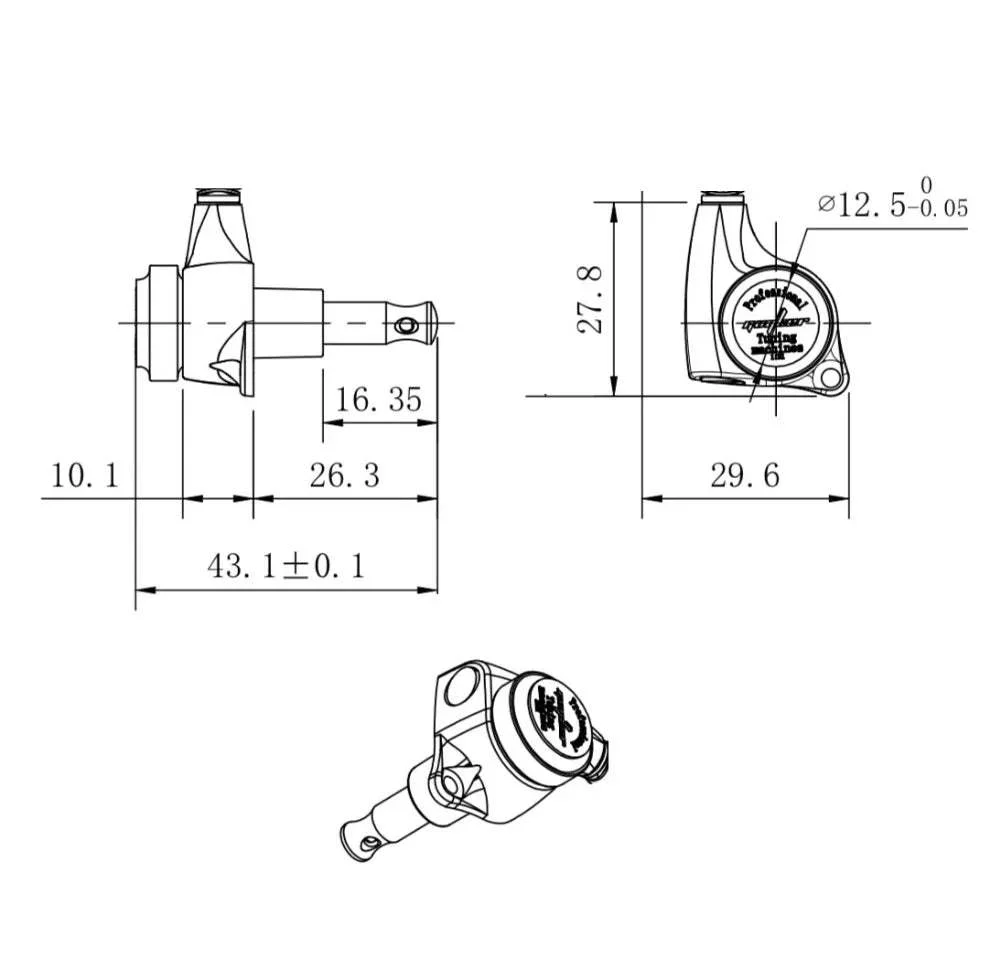 GK-510D73SP Guitar Locking Tuners Machine Heads - Image 16