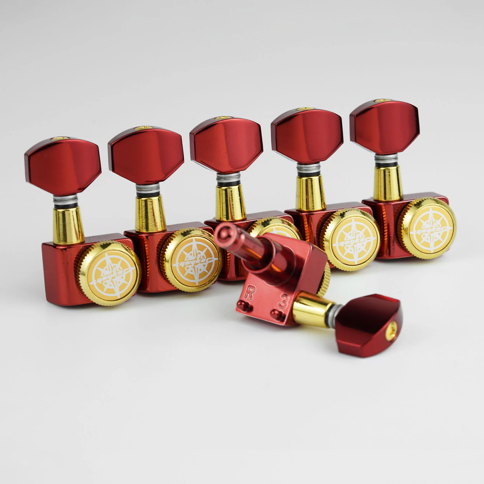 Guyker GK-D-434SP Locking Tuners Dopamine Color No-Screw 1:18 for Guitar - Image 4