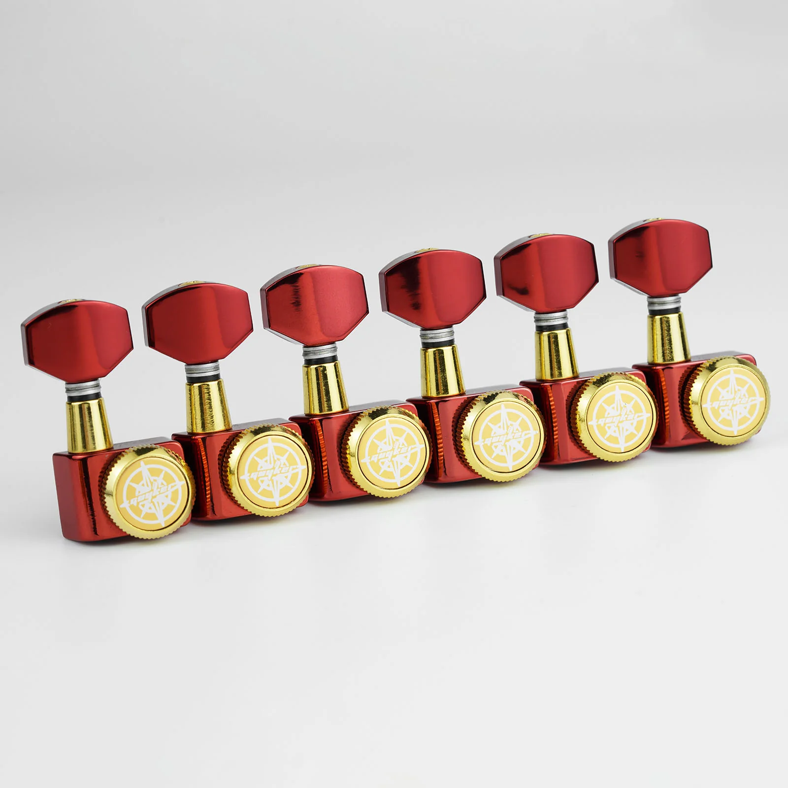 Guyker GK-D-434SP Locking Tuners Dopamine Color No-Screw 1:18 for Guitar - Image 5