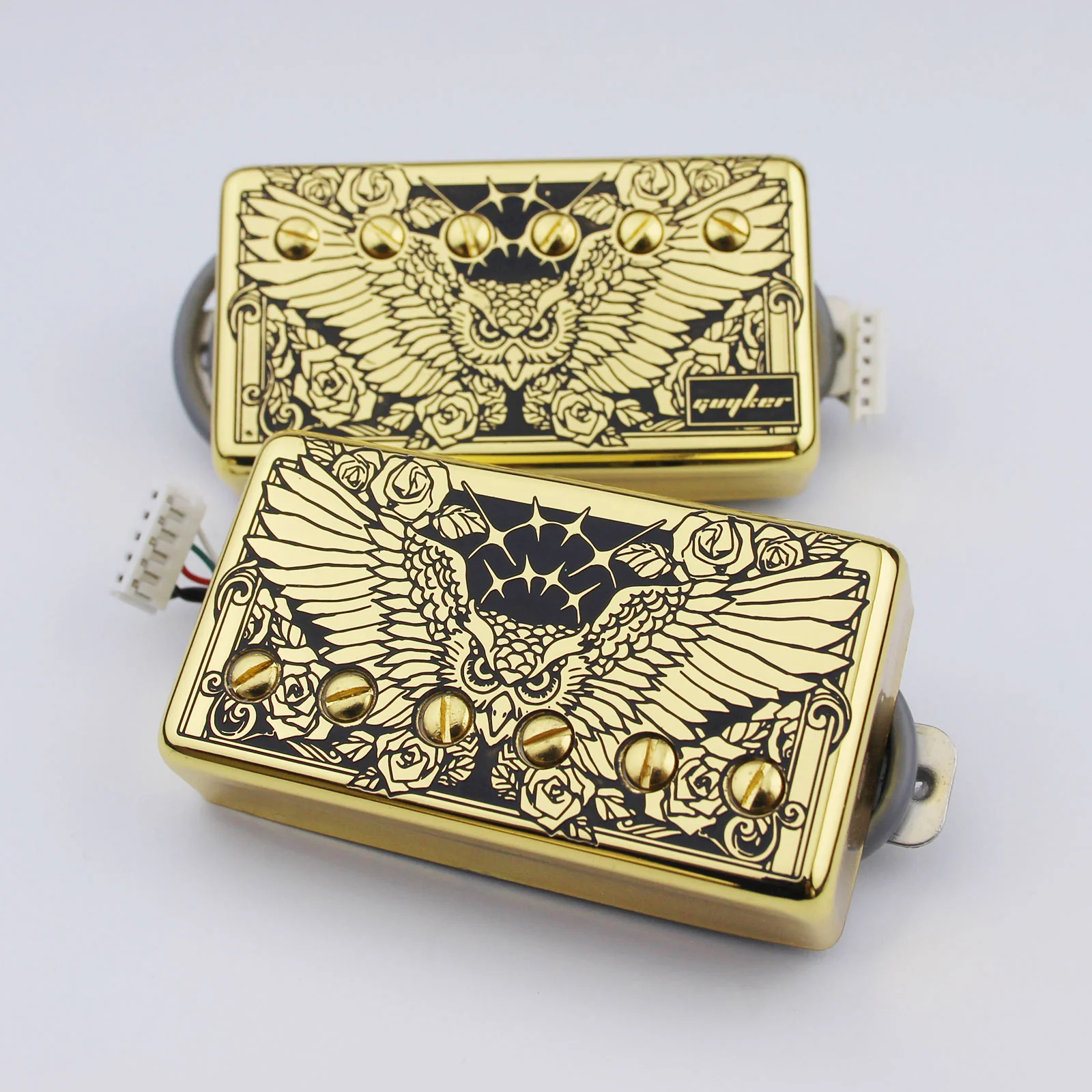 Guyker Alnico Humbucker Pickup For LP Guitar With Pickup Cover - Image 4