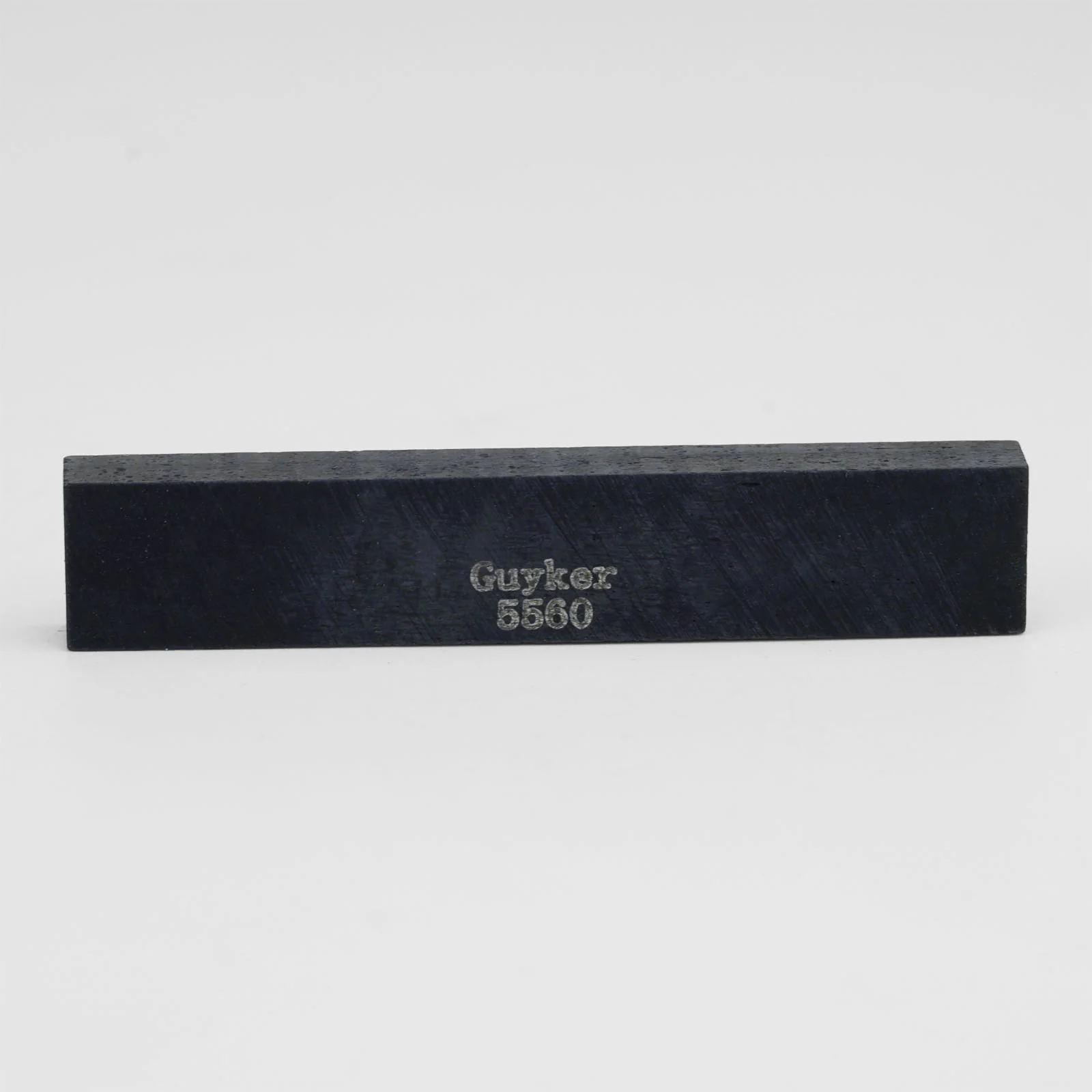 Guyker Bone Nut for Acoustic Guitar Black Flat Bottom Raw Pre-Slotted Nut - Image 9
