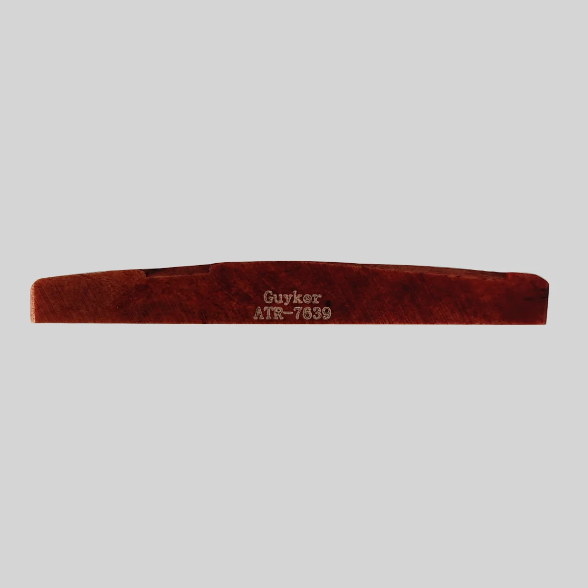 Guyker Red Bone Guitar Nut Flat Bottom & Raw for Acoustic Guitar - Image 8