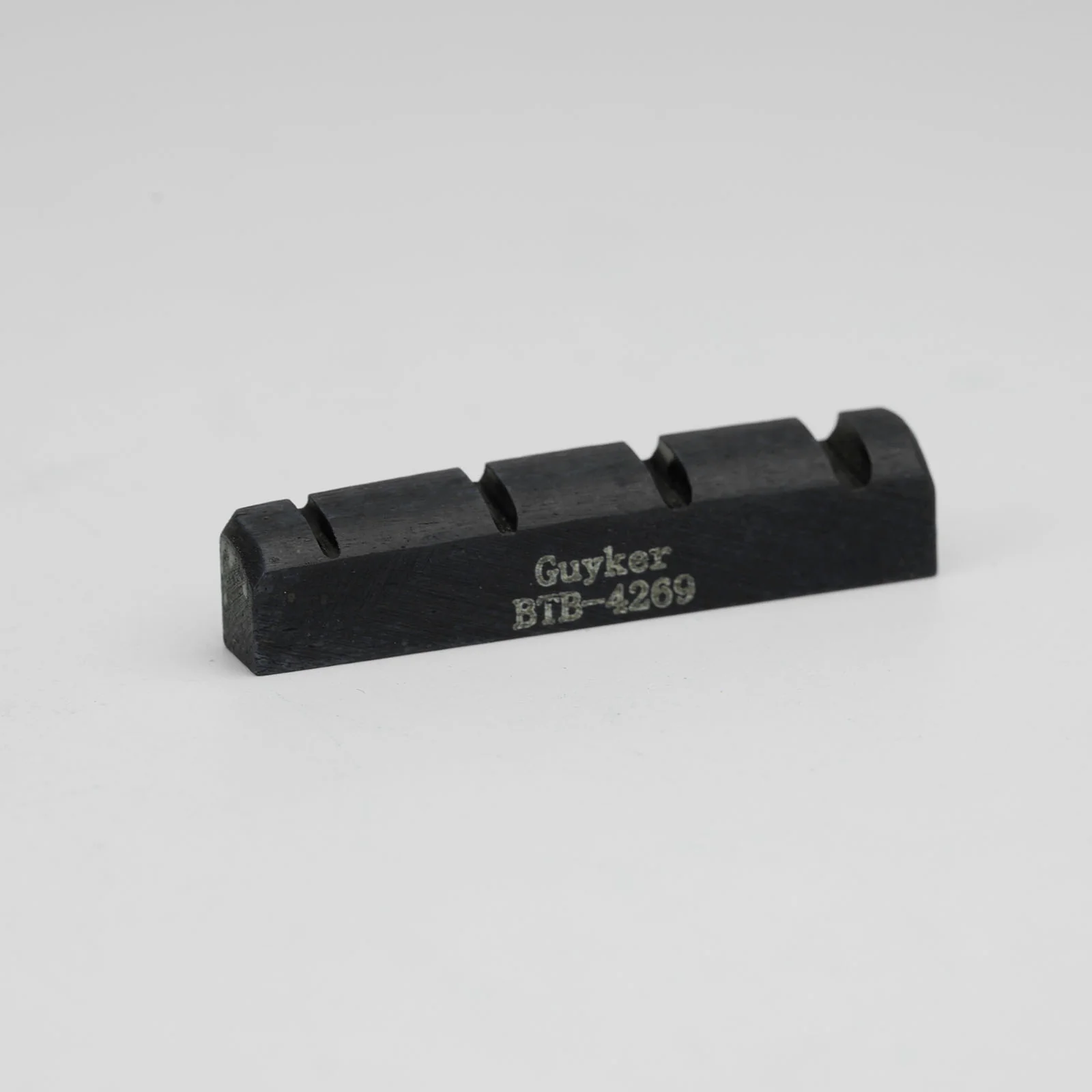 Guyker Black Bone Bass Nut Pre-Slotted Flat Bottom for 4-String Bass - Image 3