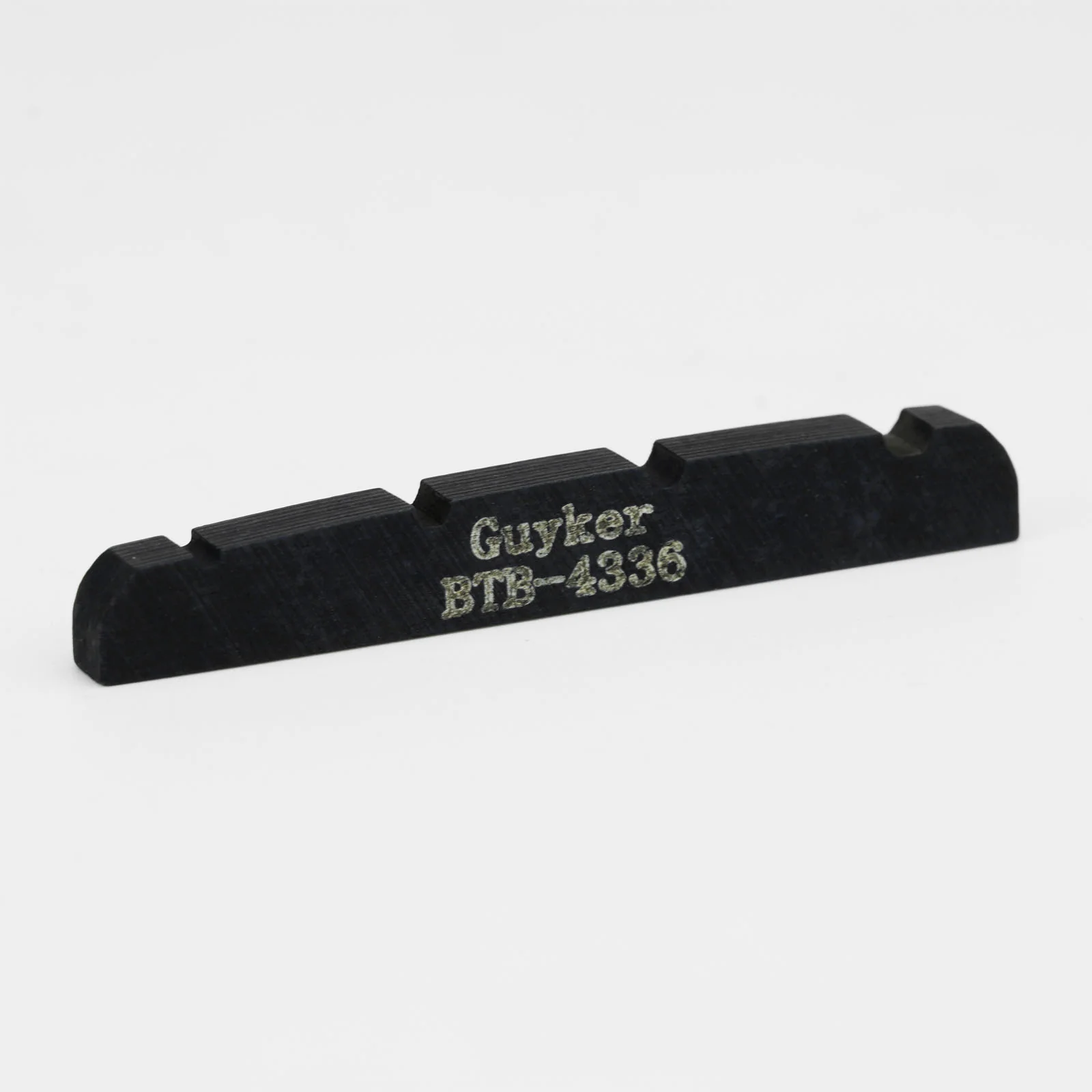 Guyker Black Bone Bass Nut Pre-Slotted Flat Bottom for 4-String Bass - Image 4