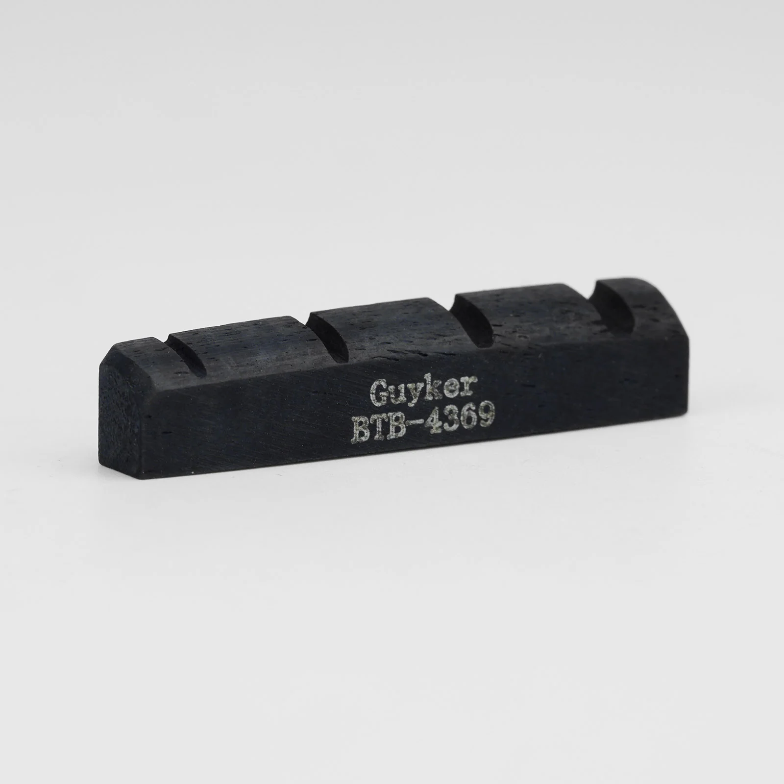 Guyker Black Bone Bass Nut Pre-Slotted Flat Bottom for 4-String Bass - Image 5