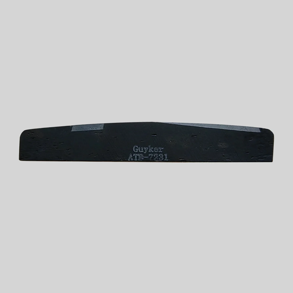 Guyker Black Flat Bone Nut or Saddle for Acoustic Guitar, 2 PCS - Image 12