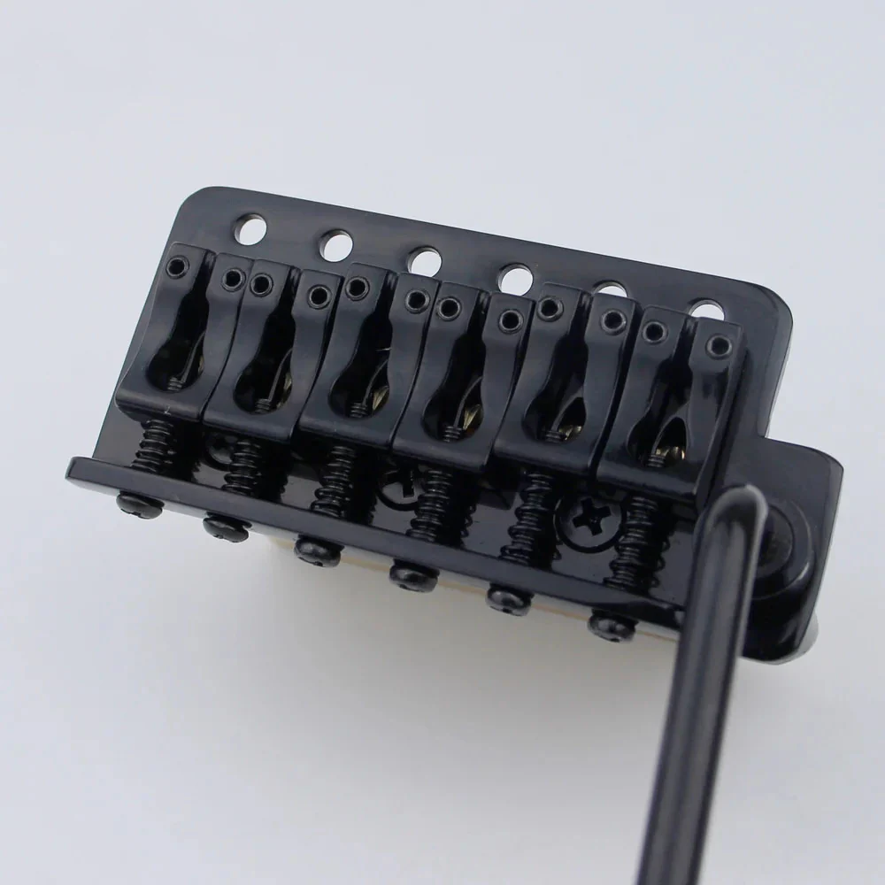 GG1013A Guyker Chrome Black Gold Guitar Tremolo Bridge String Spacing 10.8MM With Tremolo System Saddle And Brass Block - Image 6