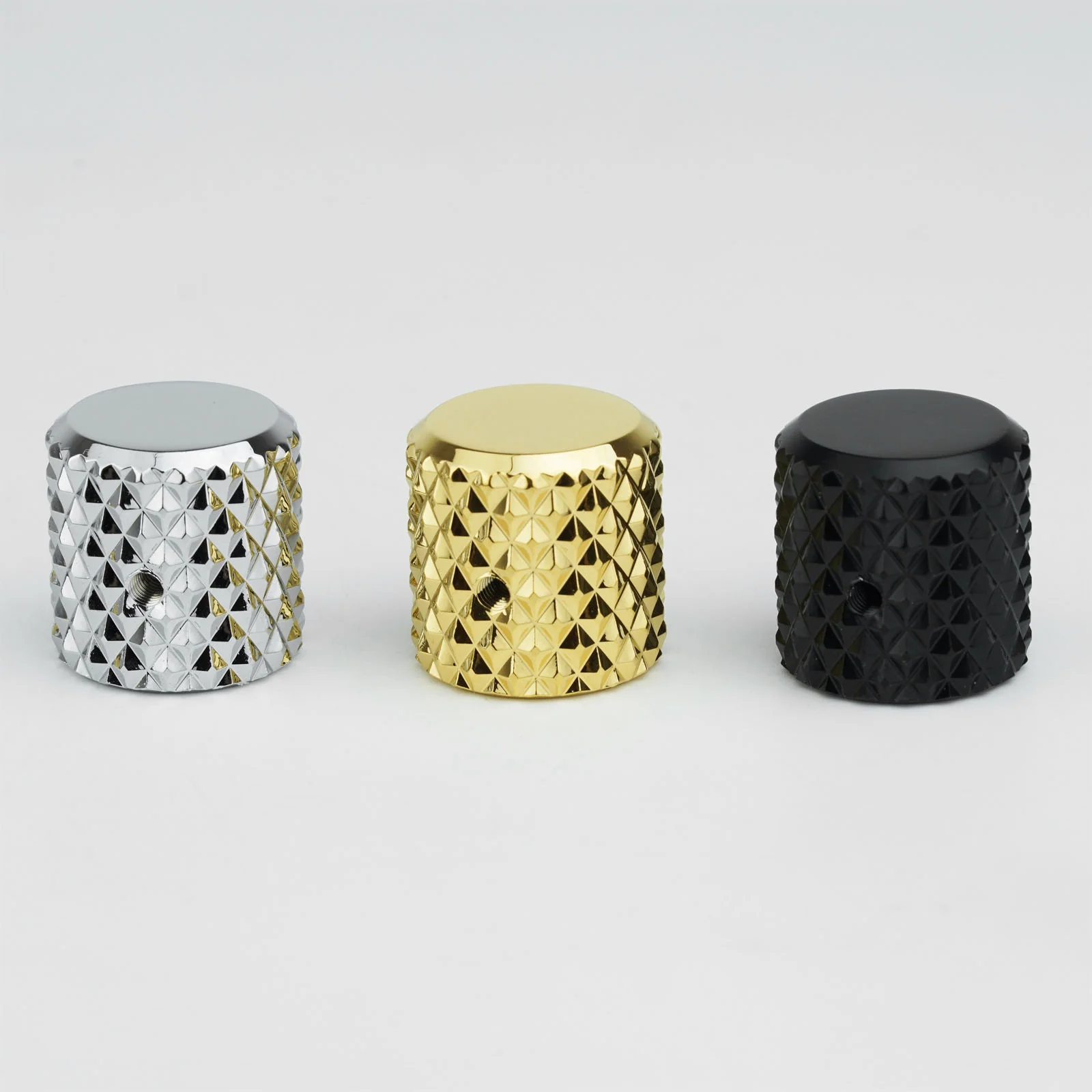 Guyker Aluminum Alloy Knurled Guitar bass Control Knob Dia.6.3mm CKB029 - Image 14